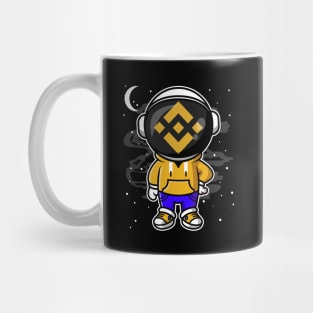 Hiphop Astronaut Binance BNB Coin To The Moon Crypto Token Cryptocurrency Wallet Birthday Gift For Men Women Kids Mug